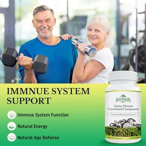 SZCZEKIN Active Hexose Correlated Compound 1500 mg Supplement | Immune & Liver Support, 90 Capsules thumbnail 5