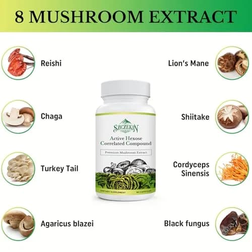 SZCZEKIN Active Hexose Correlated Compound 1500 mg Supplement | Immune & Liver Support, 90 Capsules thumbnail 7