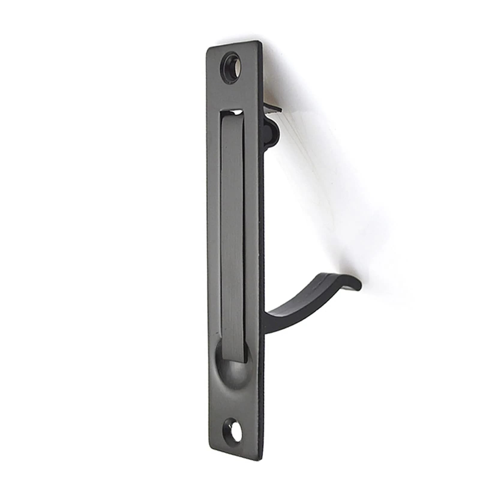Dontay Pocket Door Pull Spring Recessed Handle Matte Black 9.84cm (3.9in) | Flush Mount Stainless Steel Hardware - main product image