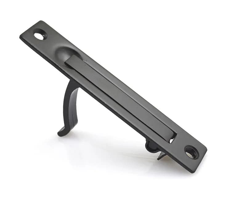 Dontay Pocket Door Pull Spring Recessed Handle Matte Black 9.84cm (3.9in) | Flush Mount Stainless Steel Hardware thumbnail 7