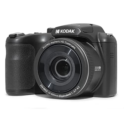 KODAK PIXPRO AZ255 Digital Camera 16MP 25x Optical Zoom 24mm Wide Angle 1080p HD Video Black | Compact Bridge Camera thumbnail 1