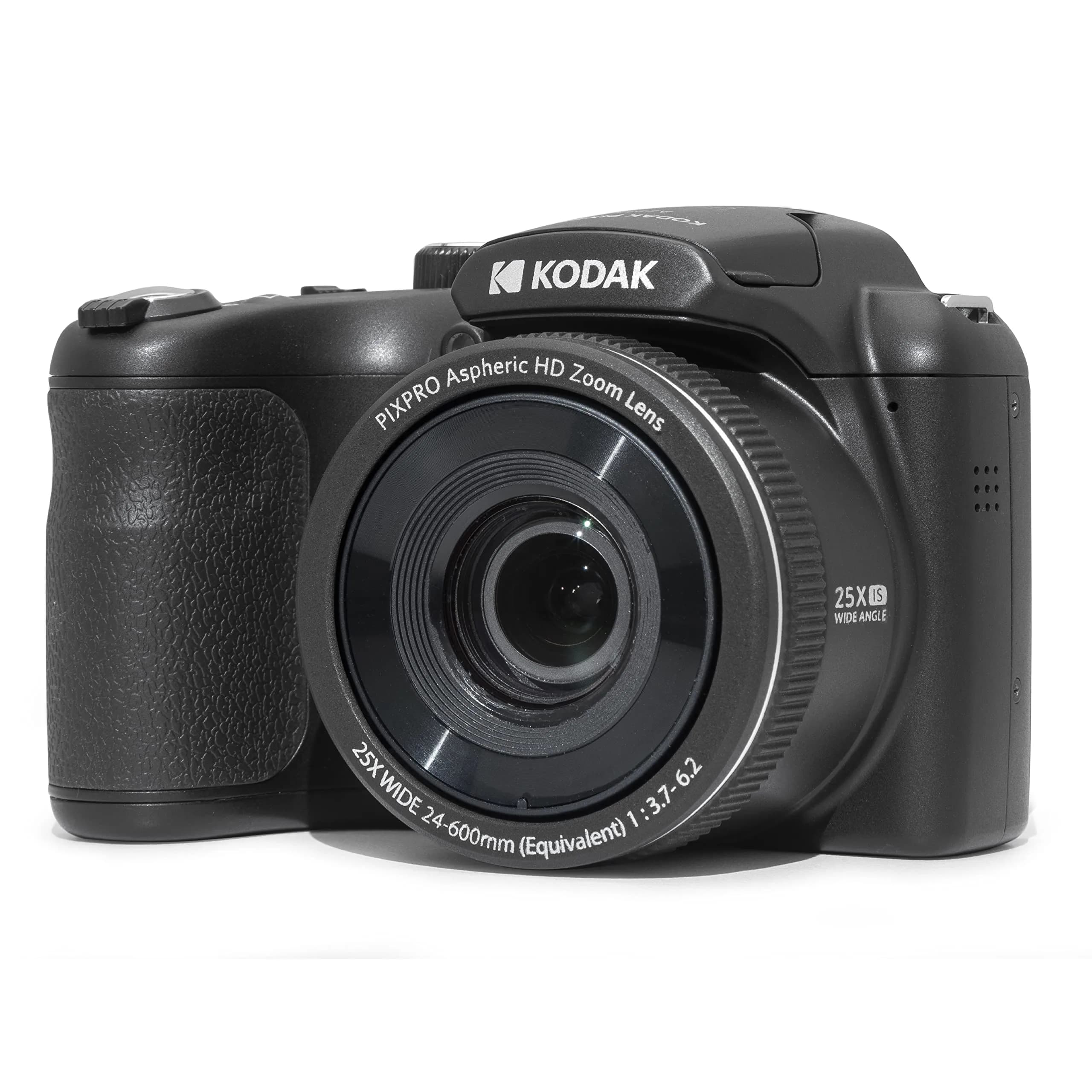 KODAK PIXPRO AZ255 Digital Camera 16MP 25x Optical Zoom 24mm Wide Angle 1080p HD Video Black | Compact Bridge Camera - main product image