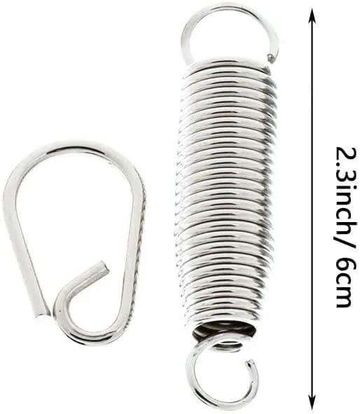TUOREN Pedal Spring Assembly Bass Drum Foot Pedal Tension Spring | Durable Stainless Steel Replacement 6cm thumbnail 4