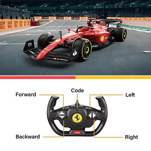 Voltz Toys Ferrari F1 75 RC Car 1:12 Scale | Officially Licensed F1 Replica thumbnail 5