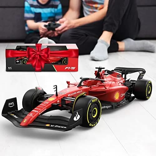 Voltz Toys Ferrari F1 75 RC Car 1:12 Scale | Officially Licensed F1 Replica thumbnail 6