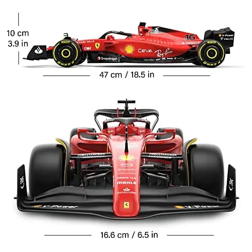 Voltz Toys Ferrari F1 75 RC Car 1:12 Scale | Officially Licensed F1 Replica thumbnail 3