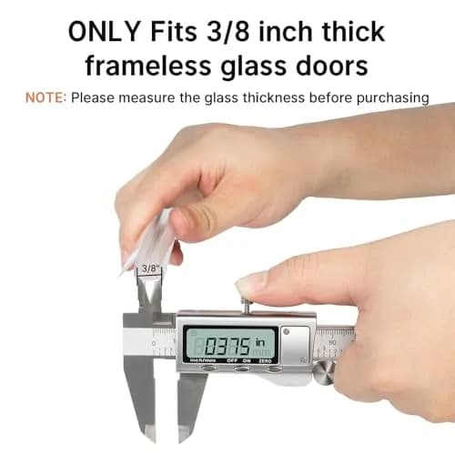 AmazerBath 3-Section Segmented Shower Door Bottom Seal for 3/8" (10mm) Glass - 15.75" x 3 Pieces | Prevents Water Leaks thumbnail 3