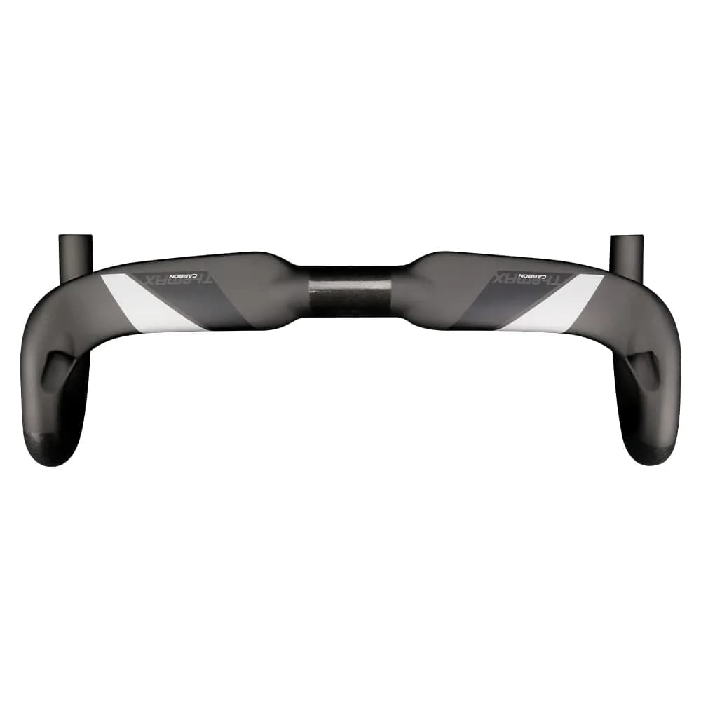 Alfa Pasca THE MAX UD Matte Carbon Fiber Road Bike Handlebars 31.8 x 400mm Aero Drop Bars - main product image