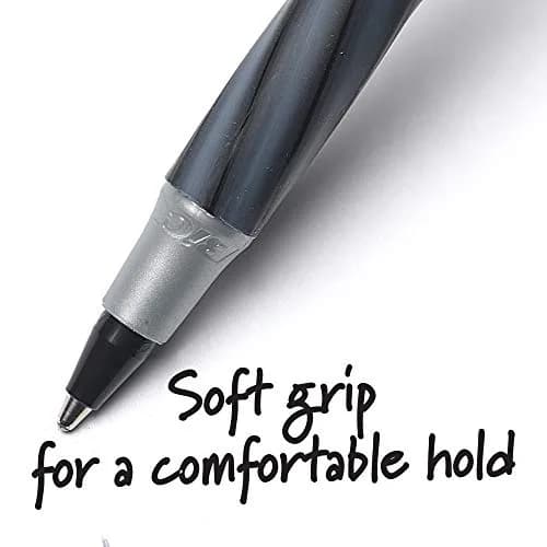 BIC Round Stic Grip Xtra Comfort Ballpoint Pens, Medium Point (1.2mm), Black, Soft Grip For Added Comfort And Control, 648 Count Total | Bulk Pack Writing Instrument thumbnail 6
