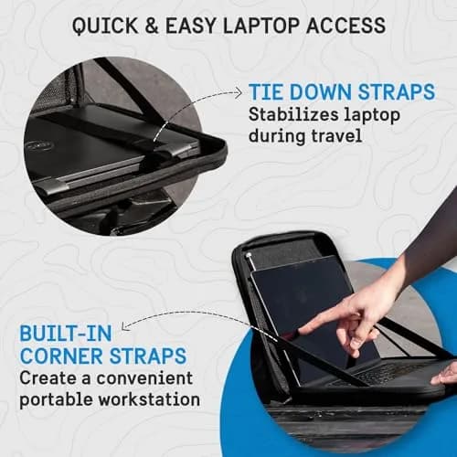 Pelican 16" Laptop Sleeve - Water Resistant Heavy Duty Case | Rugged Armor for MacBook & Tablets thumbnail 3