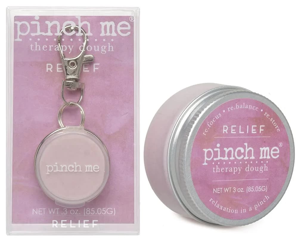 Pinch Me Therapy Dough Locket Combo - Aromatherapy Stress Relief Putty, 3.3oz, Orange | Holistic Relaxation