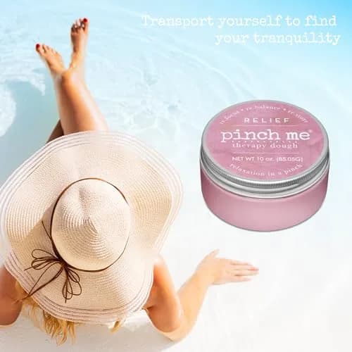 Pinch Me Therapy Dough Locket Combo - Aromatherapy Stress Relief Putty, 3.3oz, Orange | Holistic Relaxation thumbnail 2