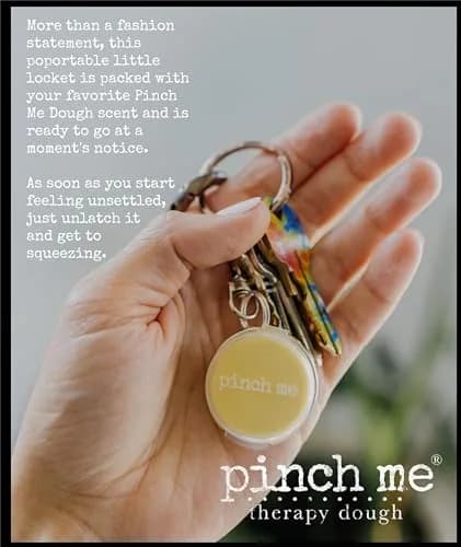 Pinch Me Therapy Dough Locket Combo - Aromatherapy Stress Relief Putty, 3oz + 0.3oz Locket | Holistic Calm thumbnail 3