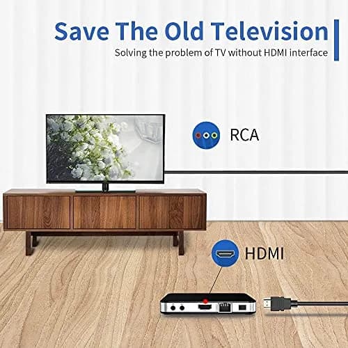BERLAT HDMI to RCA Cable 1.5m (5ft) | One-Way Transmitter for TV HDTV DVD thumbnail 6