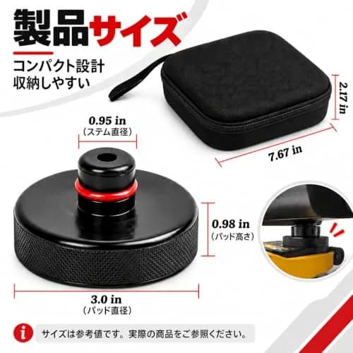 PSLER Jack Pad for Tesla Model 3/Y/X/S 2013-2026 | Heavy-Duty Rubber Jack Accessories thumbnail 6