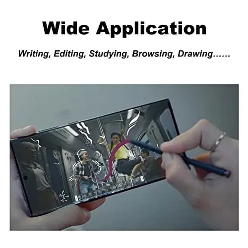 PCTC Replacement S Pen for Samsung Galaxy S22 Ultra 5G SM-S908 | Black, Bluetooth Remote Control thumbnail 5