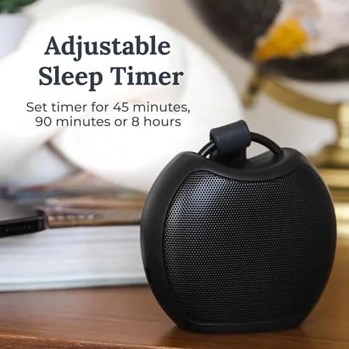 Yogasleep Rohm+ Travel White Noise Machine Black 153g (5.4 oz) | Bluetooth Speaker & Charging thumbnail 4