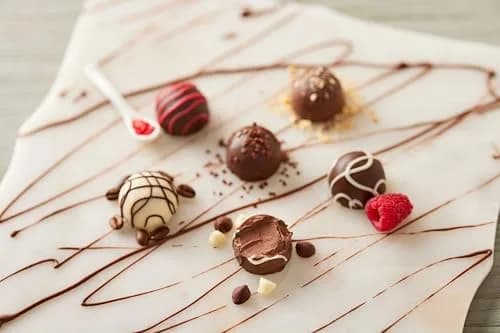 Harry & David Signature Holiday Truffles 24 Count | Milk & Dark Chocolate Assortment, 0.6 oz Each thumbnail 3
