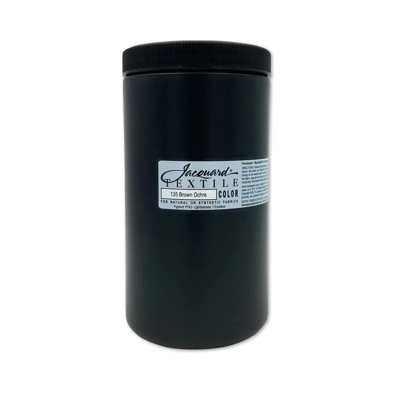 Jacquard Textile Color Brown Ochre Fabric Paint 946ml (32 Fl Oz) | Permanent, Washable, Soft Finish - main product image