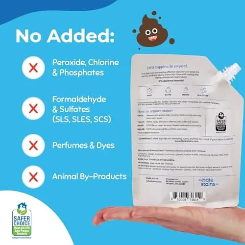 Miss Mouth's Messy Eater Refill Laundry Stain Remover 473ml (16 Fl Oz) | EPA Safer Choice Certified thumbnail 5