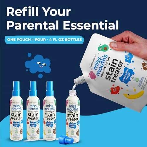 Miss Mouth's Messy Eater Refill Laundry Stain Remover 473ml (16 Fl Oz) | EPA Safer Choice Certified thumbnail 2