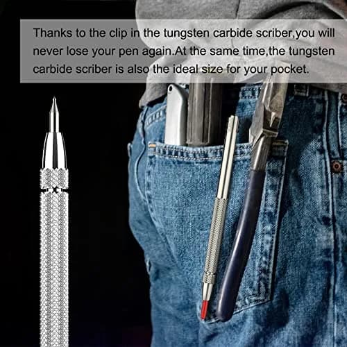Glieskir 2-Pack Tungsten Carbide Scriber Set with Magnet and 10 Tips | Precision Marking & Engraving Tool (70-120 chars) thumbnail 6