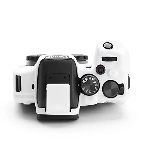 Rieibi EOS R10 Camera Case - Silicone Cover for Canon EOS R10 Digital Camera - White | Protective & Lightweight thumbnail 3