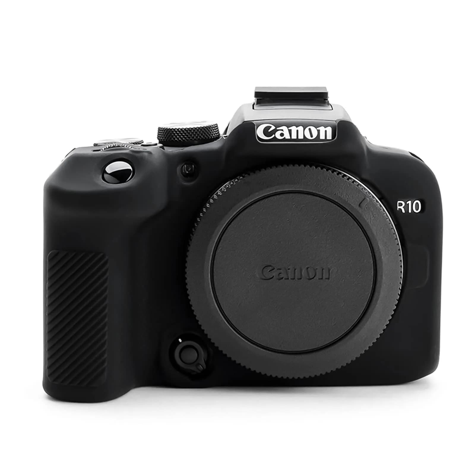 Rieibi EOS R10 Camera Case - Silicone Cover for Canon EOS R10 Digital Camera - Protective Silicone Cover - Black — Black