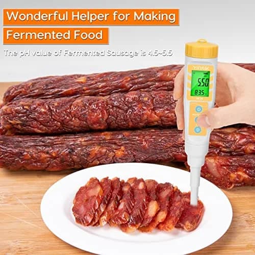 YINMIK Digital pH Meter with Extra Replaceable pH Probe Food pH Checker | Stable Readings for Water & Food thumbnail 5