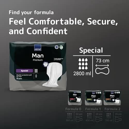 Abena Abri-Man Special Male Pads 23 Count | Light Incontinence Protection for Men thumbnail 5