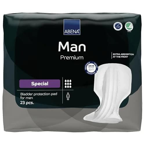 Abena Abri-Man Special Male Pads 23 Count | Light Incontinence Protection for Men thumbnail 1