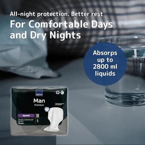 Abena Abri-Man Special Male Pads 23 Count | Light Incontinence Protection for Men thumbnail 3