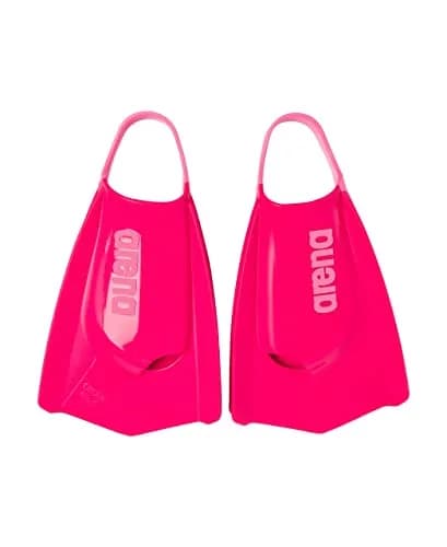Arena Powerfin Pro II Swim Training Fins Silicone Short Blade Pink Size 7.5-9 | Max Forward Thrust & Flexibility thumbnail 1