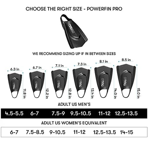 Arena Powerfin Pro II Swim Training Fins Silicone Short Blade Pink Size 7.5-9 | Max Forward Thrust & Flexibility thumbnail 6