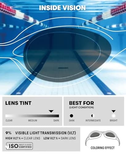 ARENA Unisex Youth Spider Junior Swim Goggles 6-12 | Anti-Fog Mirror Lens for Kids thumbnail 2