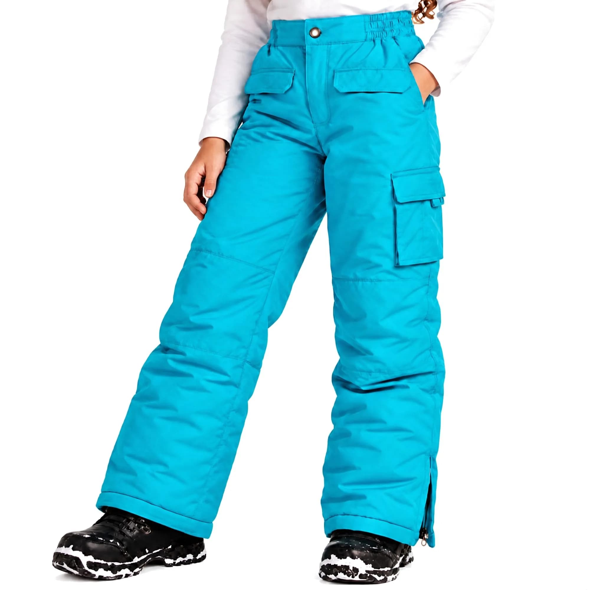 iXtreme Girls' Little Snowpant, Turquoise, 5/6 | Wind & Water Resistant, Insulated for Cold Weather