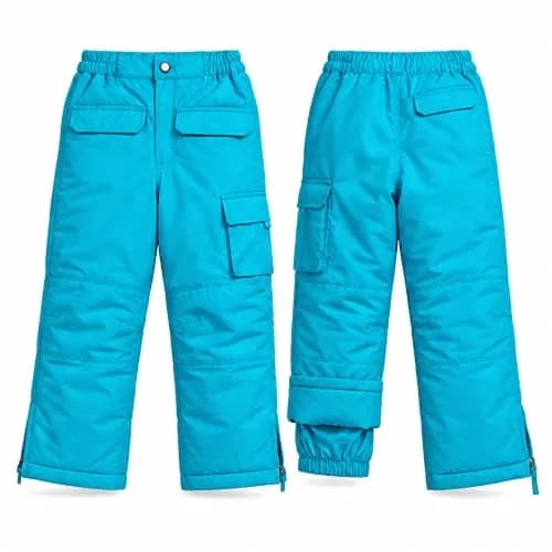iXtreme Girls' Little Snowpant, Turquoise, 5/6 | Wind & Water Resistant, Insulated for Cold Weather thumbnail 4