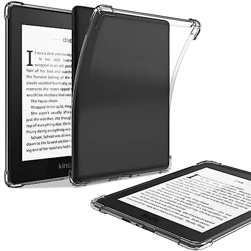 BOZHUORUI Clear Case for Kindle Paperwhite 5th/6th/7th Gen | Lightweight TPU Transparent Cover thumbnail 1