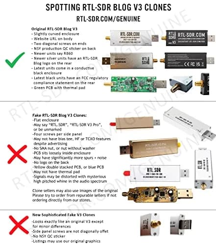 RTL-SDR Blog V3 Software Defined Radio Receiver with Dipole Antenna Kit | 500 kHz - 1.7 GHz Tuning Range thumbnail 9