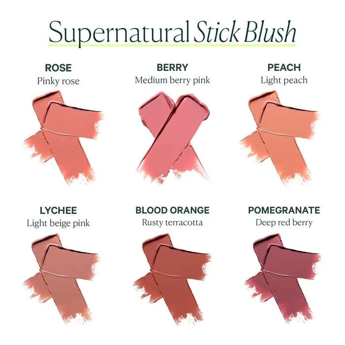 Well People Supernatural Stick Multi-Use Blush Lychee | Hydrating Cream Blush for Cheeks & Lips thumbnail 5