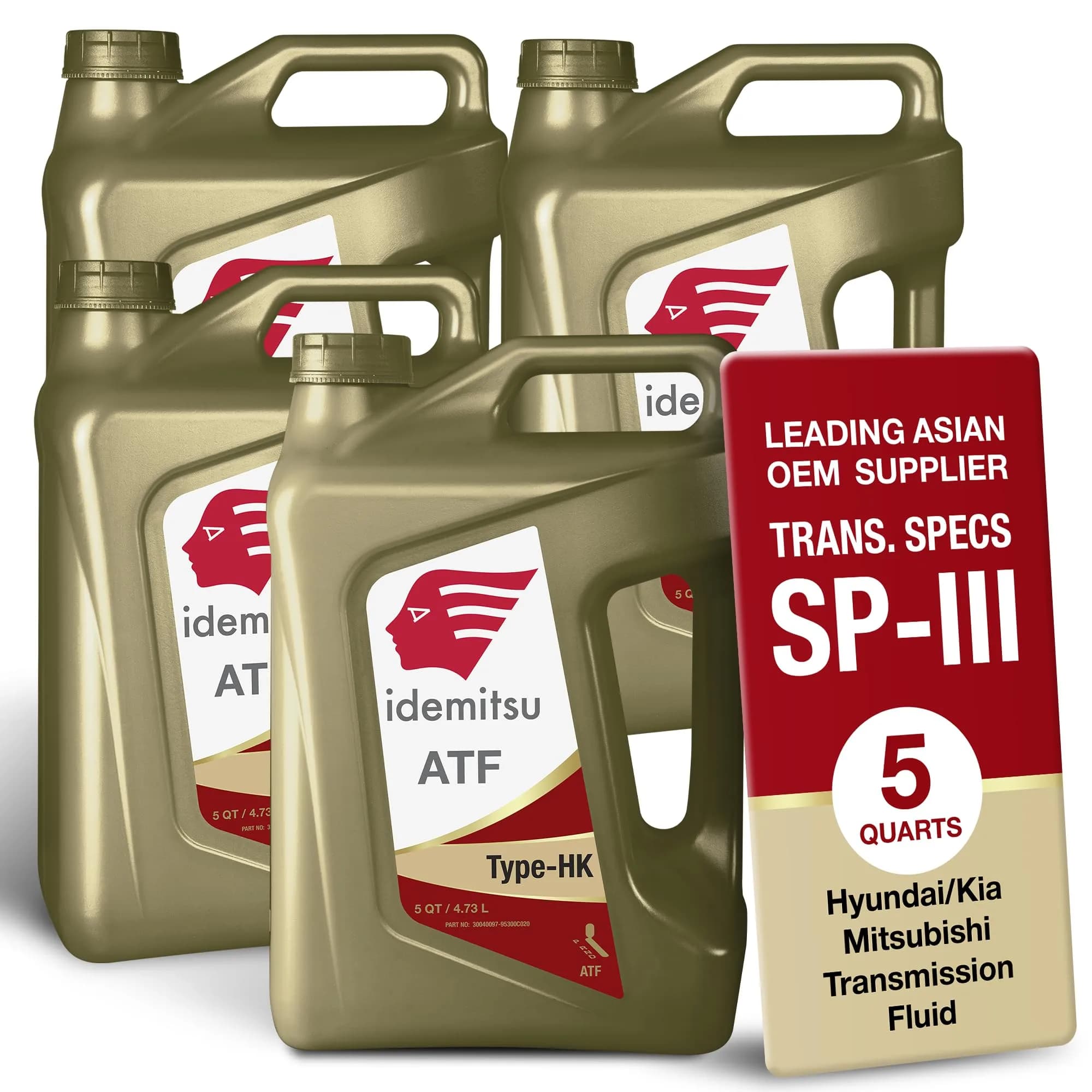 Idemitsu ATF Type HK (SP-III) 5 Quart | Enhanced Durability & Smooth Shifting in Hyundai/Kia Vehicles