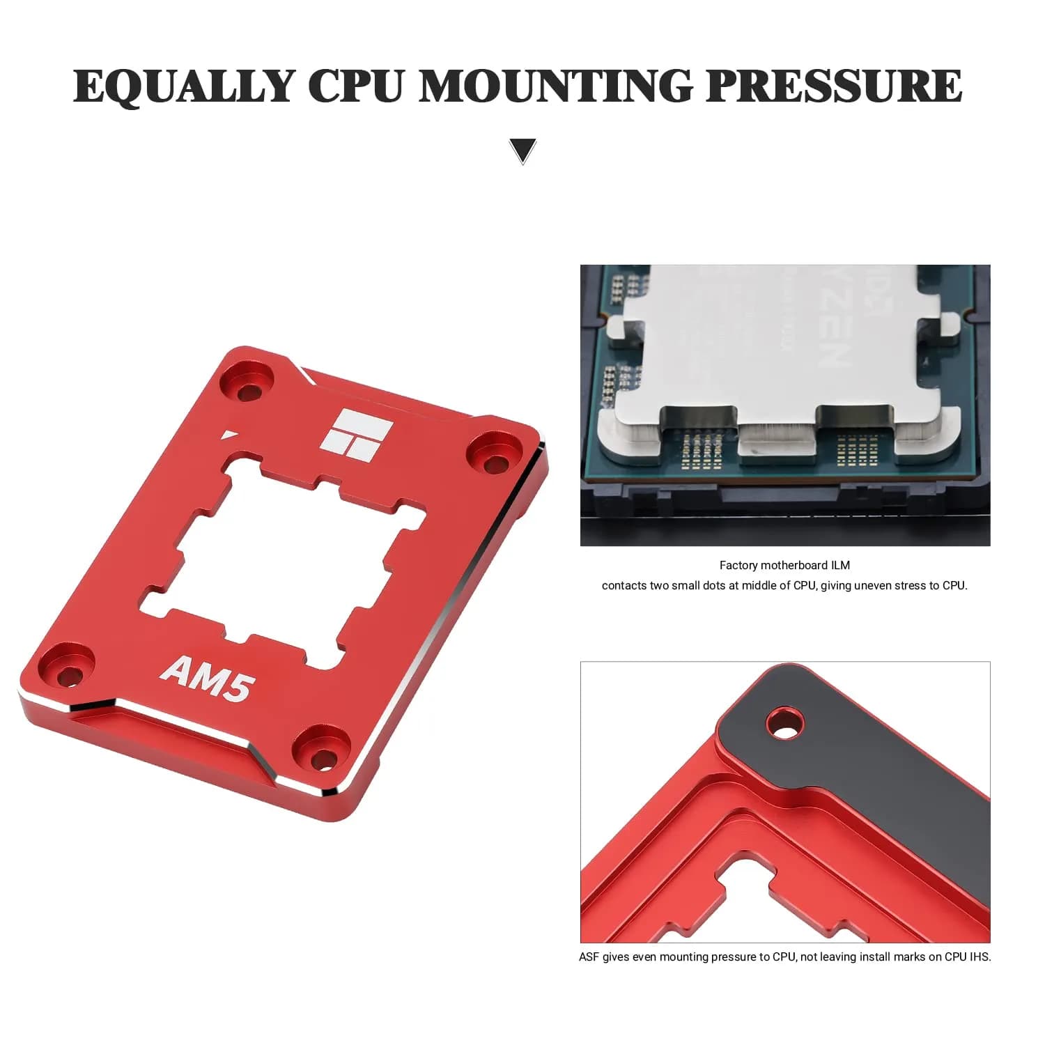 Thermalright ASF-RED AM5 CPU Holder | Corrective Anti-Bending Fixing Frame for AMD AM5 Socket - view 5