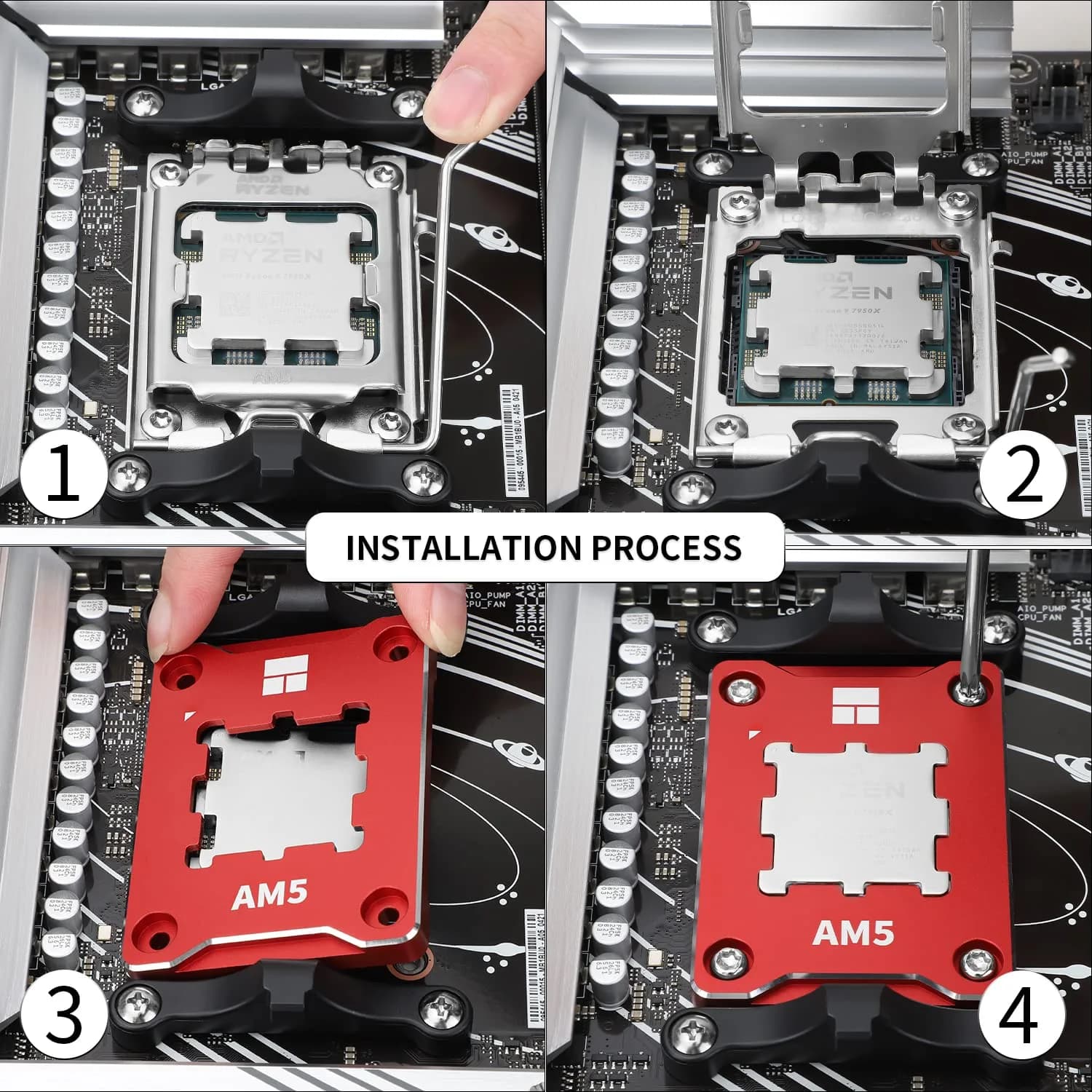 Thermalright ASF-RED AM5 CPU Holder | Corrective Anti-Bending Fixing Frame for AMD AM5 Socket - view 6
