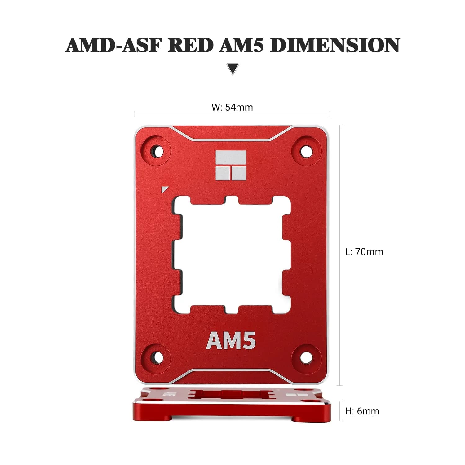 Thermalright ASF-RED AM5 CPU Holder | Corrective Anti-Bending Fixing Frame for AMD AM5 Socket - view 2