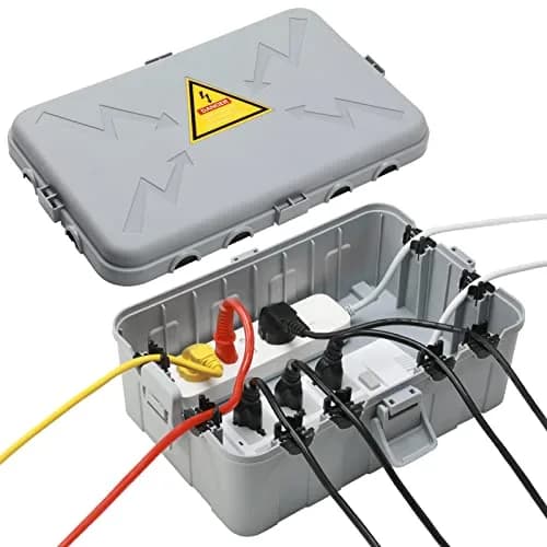 Hrensaw Large Outdoor Electrical Box 12.5x8.5x5 inch IP54 Waterproof Weatherproof Cover thumbnail 1