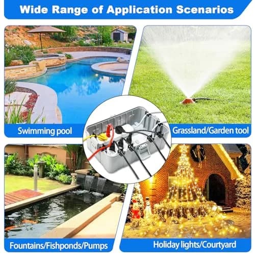 Hrensaw Large Outdoor Electrical Box 12.5x8.5x5 inch IP54 Waterproof Weatherproof Cover thumbnail 8