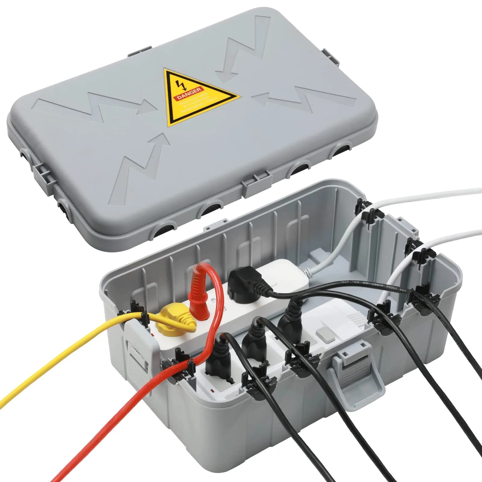 Hrensaw Large Outdoor Electrical Box 12.5x8.5x5 inch IP54 Waterproof Weatherproof Cover - main product image