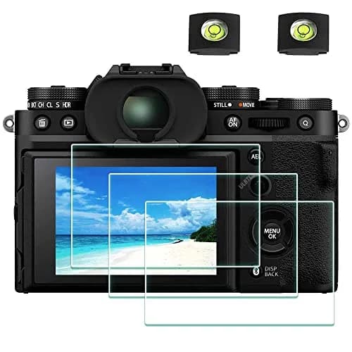 ULBTER 9H Tempered Glass Screen Protector & Hot Shoe Cover for Fujifilm X-T5 | 3-Pack, 0.3mm Thickness thumbnail 1