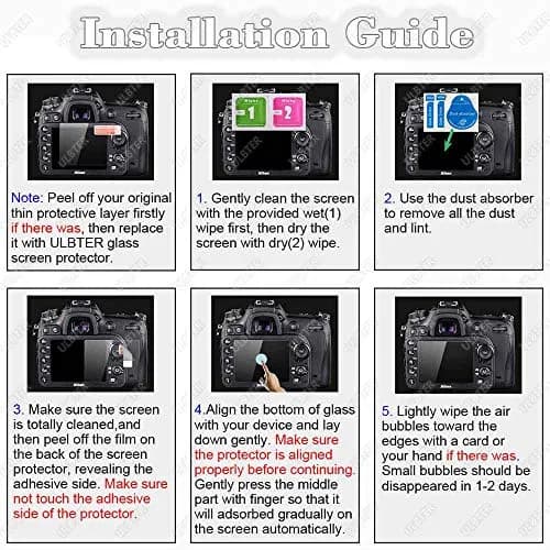 ULBTER 9H Tempered Glass Screen Protector & Hot Shoe Cover for Fujifilm X-T5 | 3-Pack, 0.3mm Thickness thumbnail 7