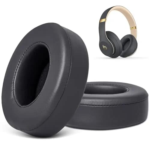 GEVO Replacement Ear Pads for Beats Studio 3 | Thicker Memory Foam, Titanium Grey, Easy Fit thumbnail 9